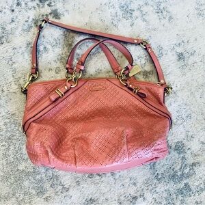 Pink Leather Coach Purse